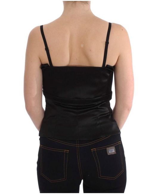 Exte Black Tank Party Evening Top Blouse