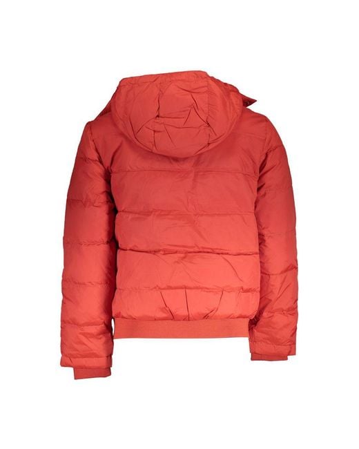 La Martina Red Polyamide Jacket for men