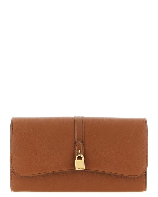 Stella McCartney Brown Ryder Wallet On Chain
