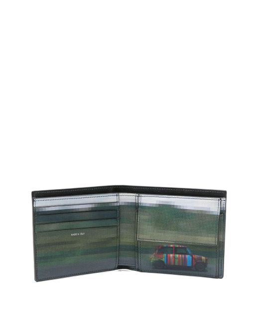Paul Smith Black Leahter Bifold Wallet for men
