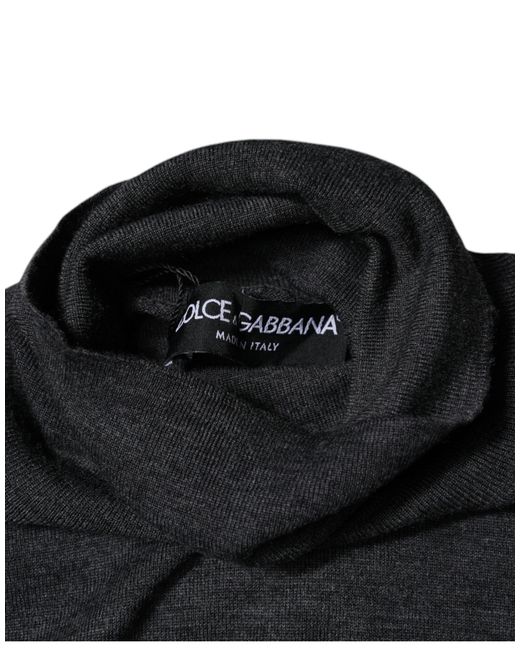 Dolce & Gabbana Black Turtlenecks for men