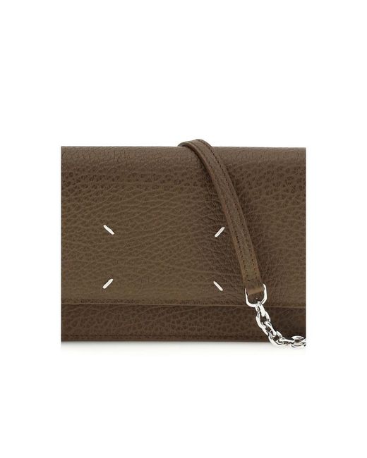 Maison Margiela Brown Calf Leather Bos Taurus Wallet