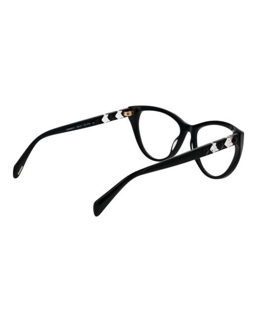 Police Black Plastic Glasses (Frames)