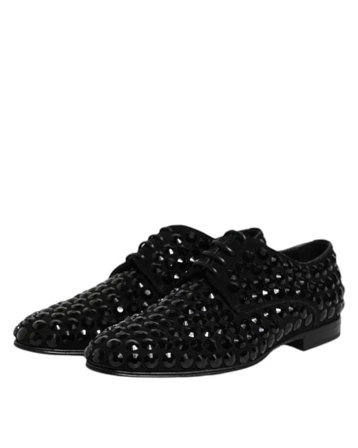 Dolce & Gabbana Black Laced Shoes for men