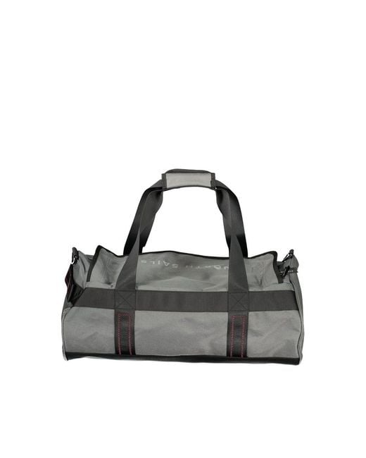North Sails Black Grigio Polyester Duffle Bag for men