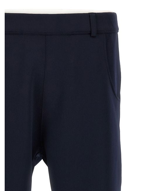 Prada Blue Polyester Casual Pants for men