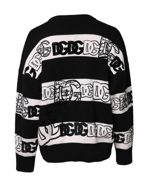 Dolce & Gabbana Black Logo Sweater