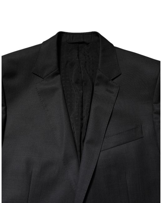 Dolce & Gabbana Black Martini 2 Pc Single Breasted Suit for men