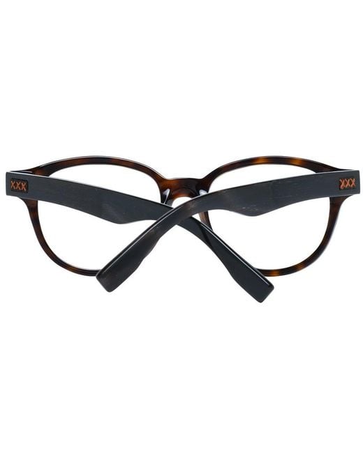 Zegna Black Plastic Glasses (Frames) for men