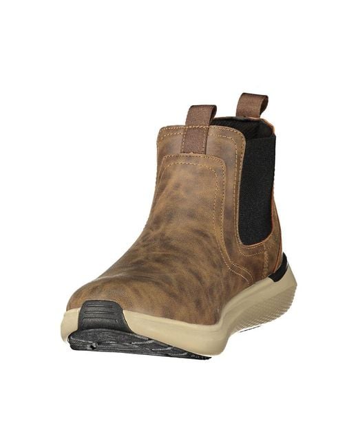 Lumberjack Brown Polyester Ankle Boots for men