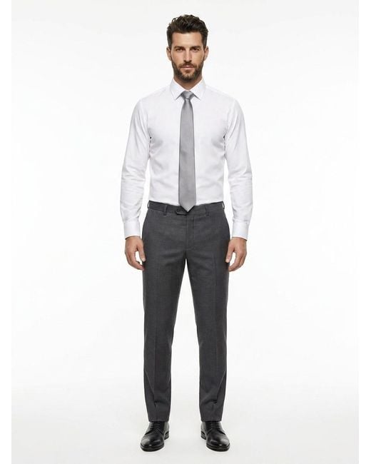 Givenchy White Silk Tie for men