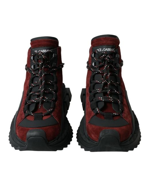 Dolce & Gabbana Black Super King High Top Sneakers Shoes for men