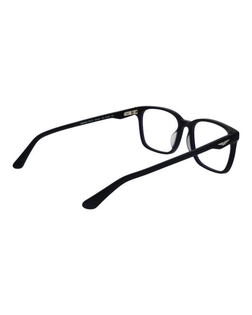 Police Black Cellulose Acetate Glasses (Frames) for men