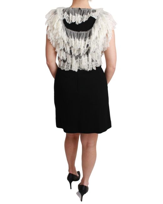 Dolce & Gabbana Black Fashion Devotion Sheath Mini Dress
