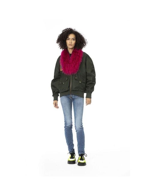 MR & MRS Red Polyamide Jackets & Coat