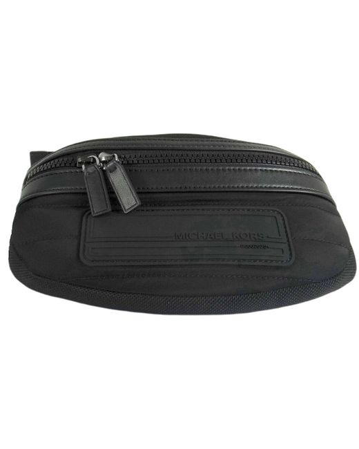 Michael Kors Kent Sport Canvas Belt Bag, Fanny Pack in Red,Blue,Black