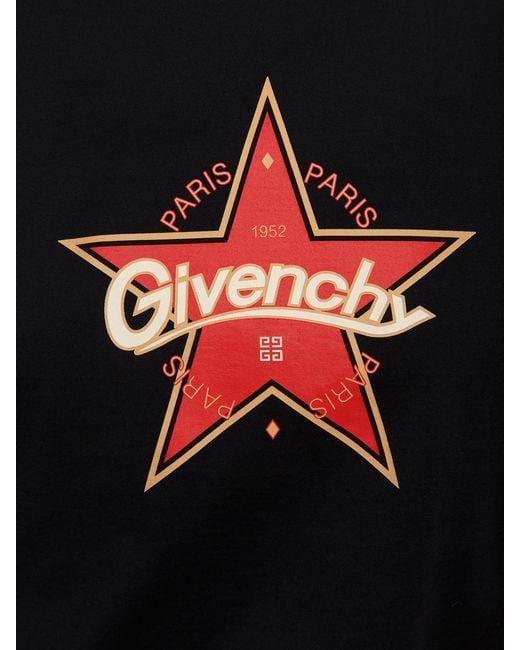 Givenchy Black Cotton T-Shirt
