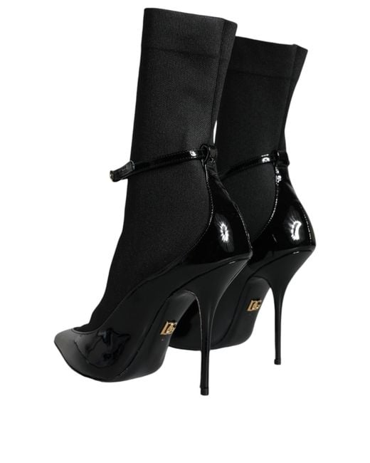 Dolce & Gabbana Black Heeled Boots
