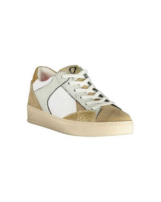 CafeNoir Metallic Polyurethane Sneaker