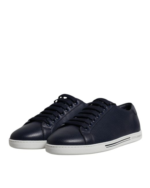 Dolce & Gabbana Blue Low Top Saint Tropez Sneakers Shoes for men