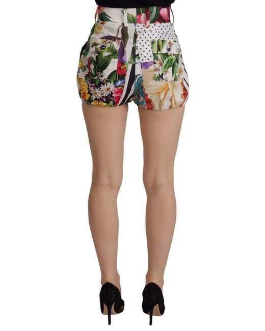 Dolce & Gabbana Black High Waist Hot Pants Shorts