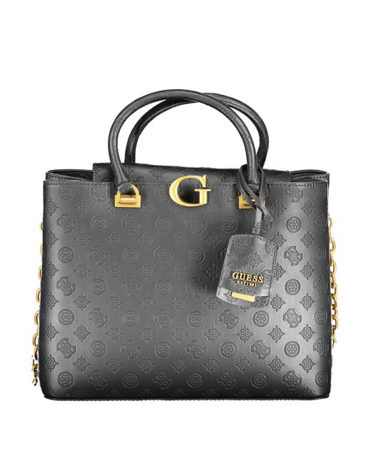 Guess Polyurethane Handbag in Black Lyst