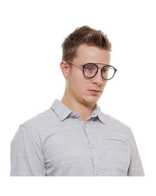 Police Blue Metal & Plastic Glasses (Frames) for men