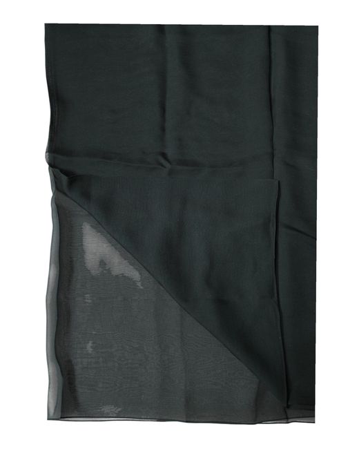 Dolce & Gabbana Green Silk Neck Wrap Foulard Scarf