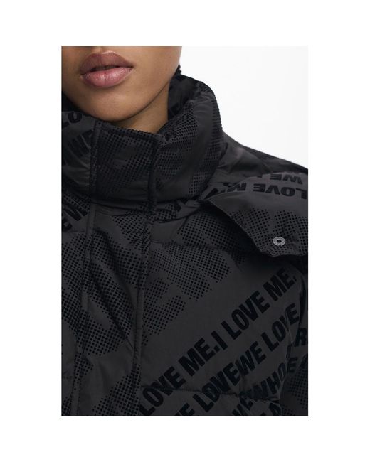 Desigual Black Polyester Jacket