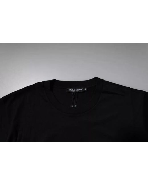 Dolce & Gabbana Black Pocket Detail Tshirt for men