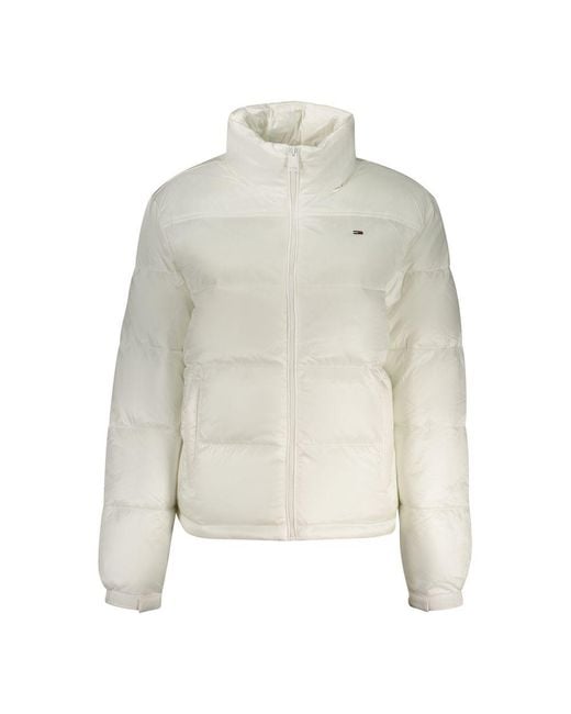 Tommy Hilfiger White Polyester Jacket