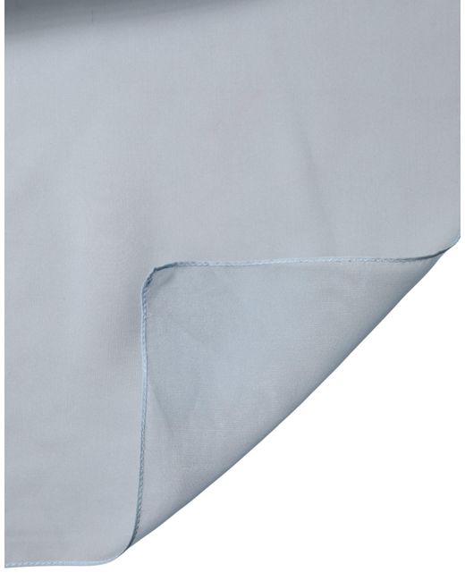 Dolce & Gabbana Blue Silk Stole Neck Wrap Shawl 200Cm X 130Cm Scarf for men
