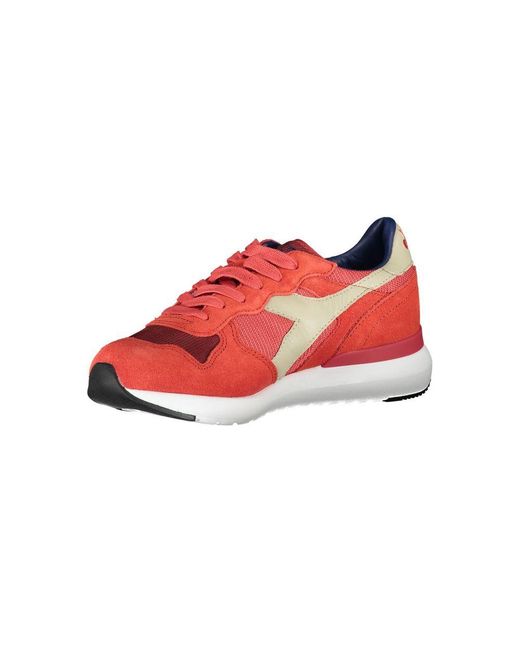 Diadora Red Rosso Leather Sneaker