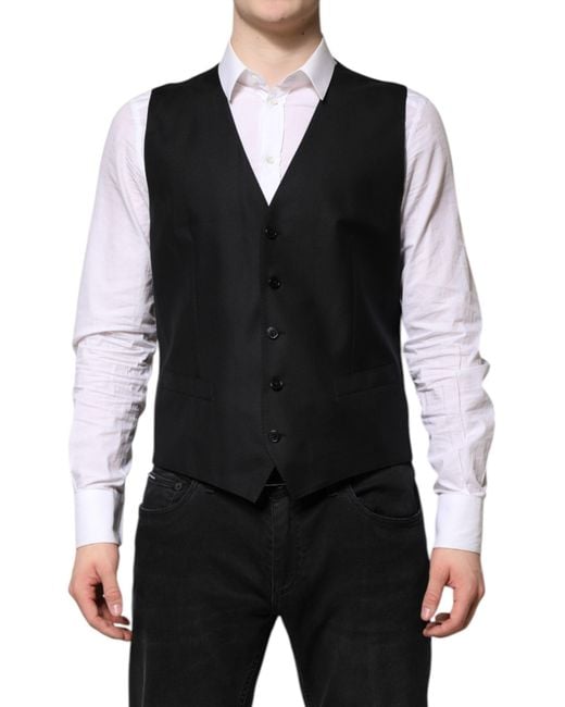 Dolce & Gabbana Black Single Breasted Suit 2 Piece Jacket for men