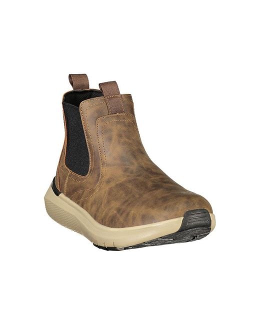 Lumberjack Brown Polyester Ankle Boots for men