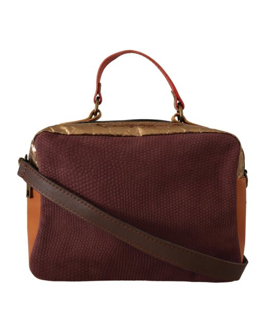 EBARRITO Multicolor Genuine Leather Shoulder Strap Messenger Bag in Red Lyst