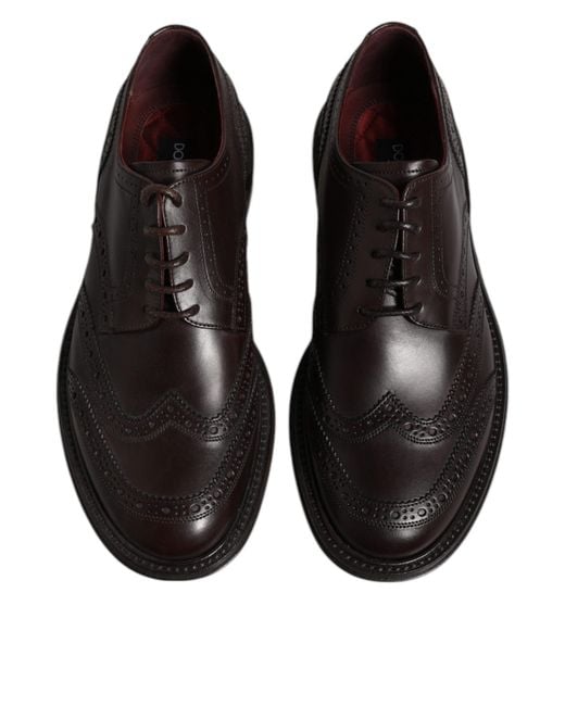 Dolce & Gabbana Brown Business Shoes for men