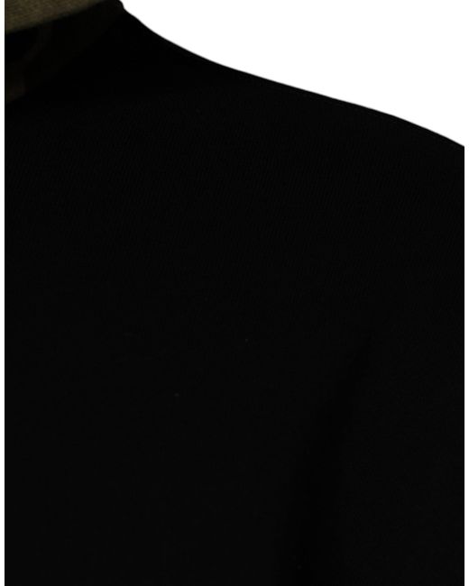 Dolce & Gabbana Black Camouflage Hooded Sweatshirt Sweater for men