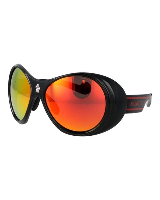Moncler Red Plastic Sunglasses