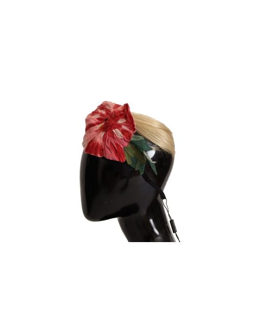 Dolce & Gabbana Black Elegant Silk-Blend Diadem Headband