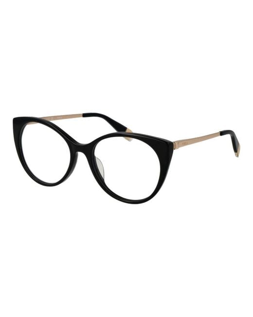 Furla Black Cellulose Acetate Glasses (Frames)