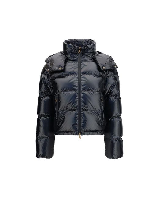 Moncler Black Goose Down Full-Length Jacket