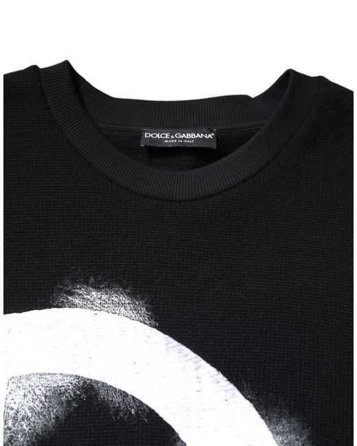 Dolce & Gabbana Black Dg Logo Knit Sweater for men