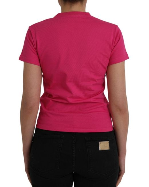 Balenciaga Red Authentic Cotton Crew Neck T-Shirt With Logo Detail