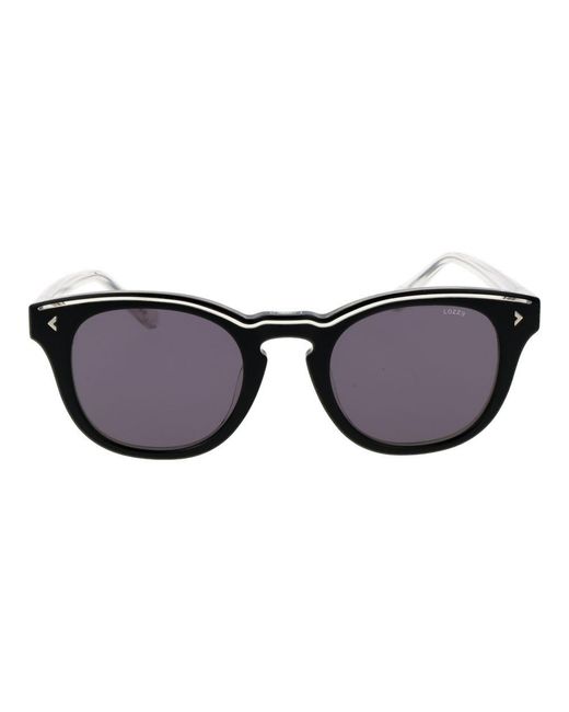 Lozza Black Plastic Sunglasses