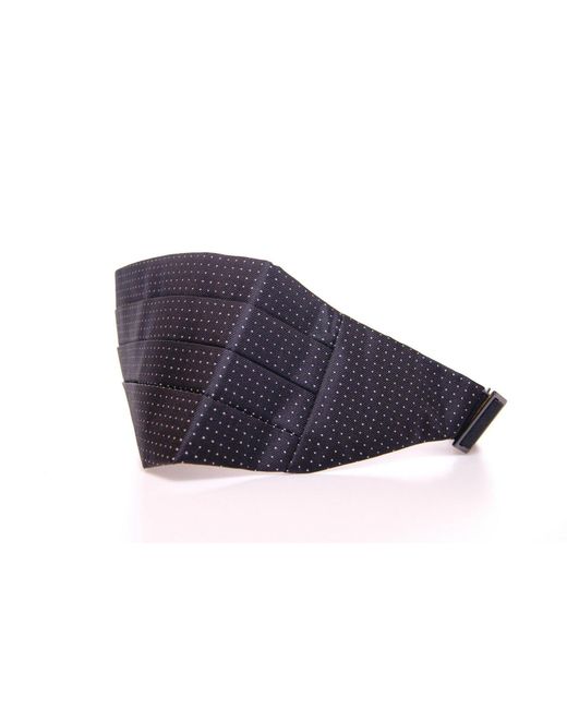Dolce & Gabbana Black Elegant Silk Cummerbund With Polka Dots for men