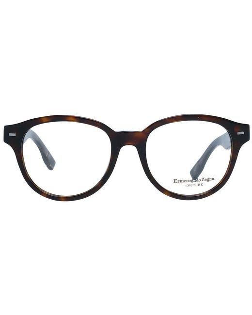 Zegna Black Plastic Glasses (Frames) for men