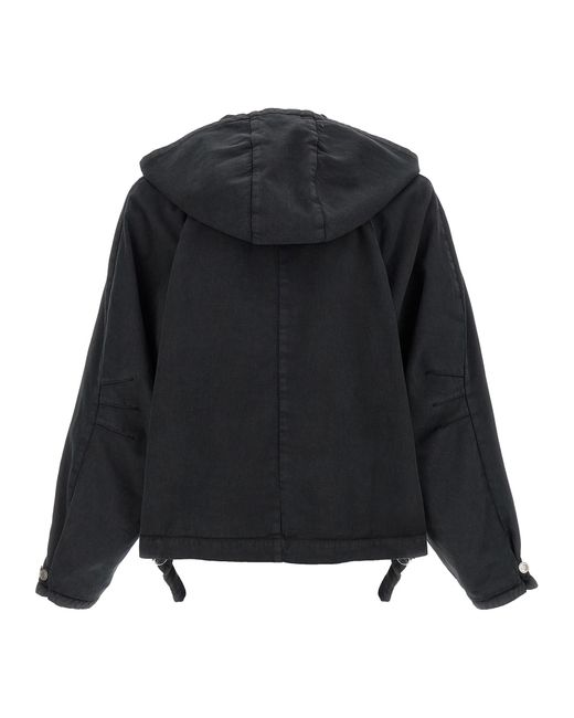 NAMACHEKO Black Cotton Shell Jacket for men