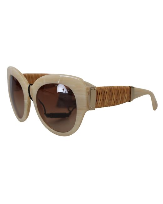 Dolce & Gabbana Black Chic Acetate Sunglasses