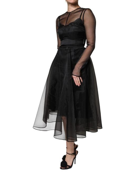 Dolce & Gabbana Black Tulle A